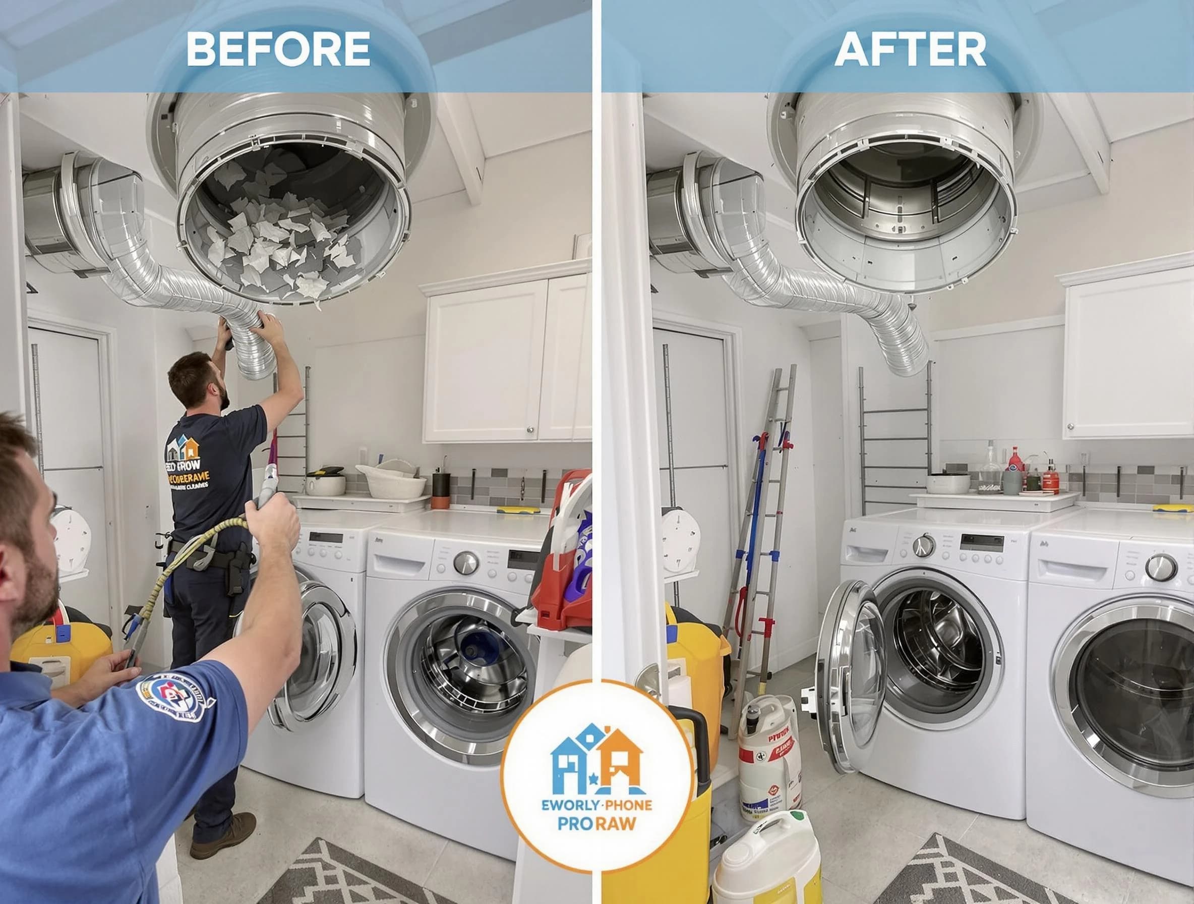 Residential dryer vent cleaning by West Bountiful Dryer Vent Cleaning in West Bountiful