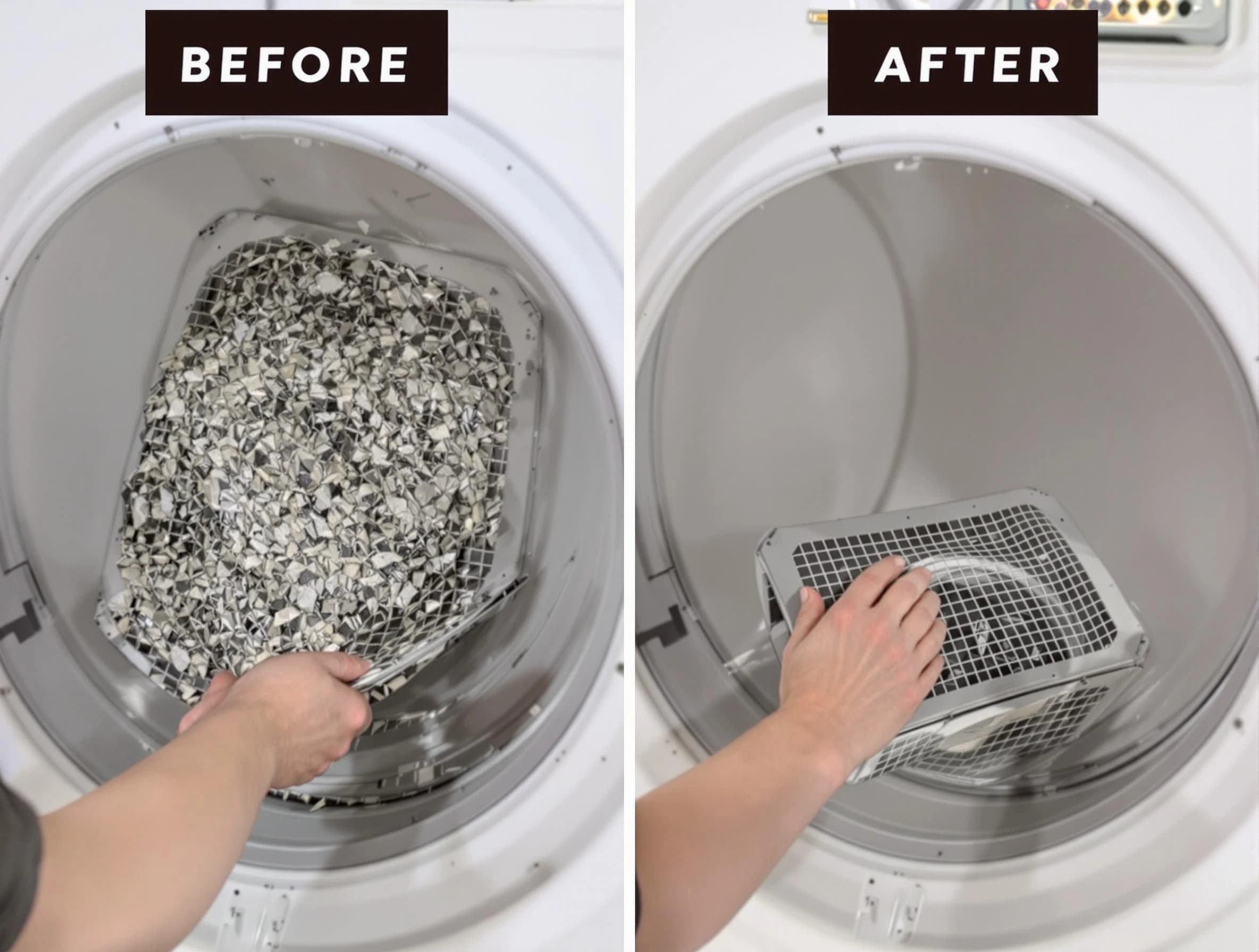 Professional lint trap cleaning by West Bountiful Dryer Vent Cleaning in West Bountiful