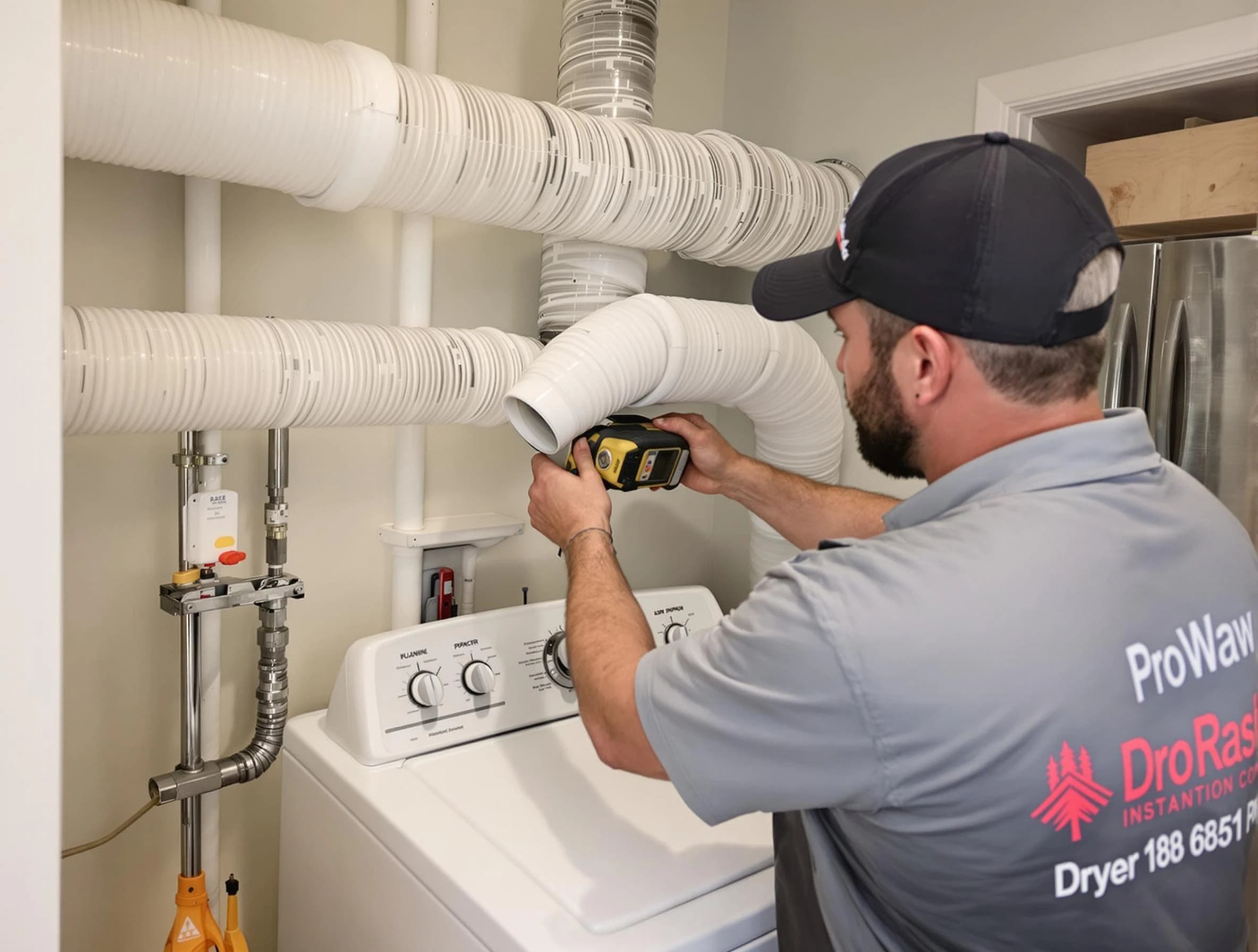 Professional dryer vent hose installation by West Bountiful Dryer Vent Cleaning in West Bountiful