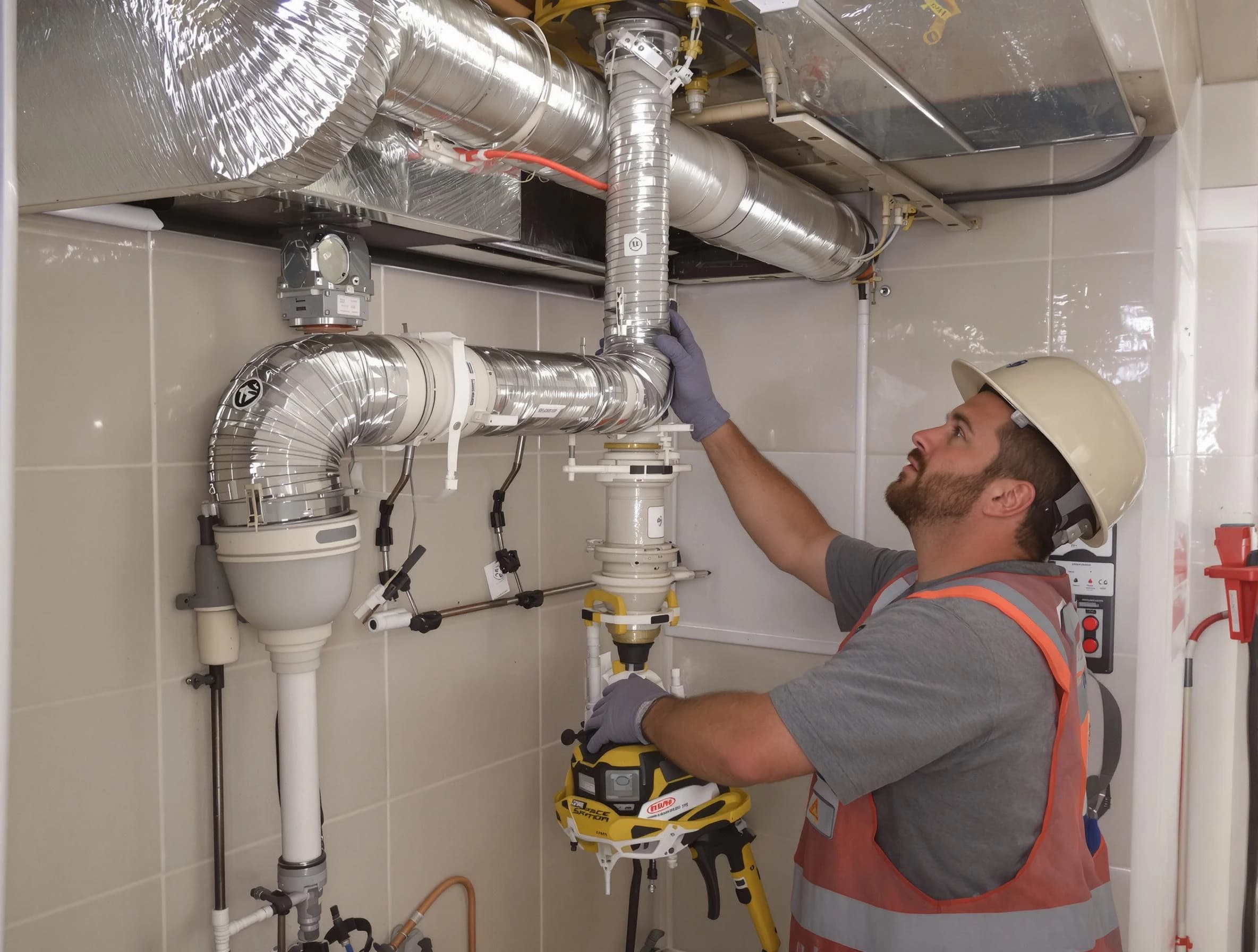 West Bountiful Dryer Vent Cleaning expert performing professional dryer vent repair and installation in West Bountiful