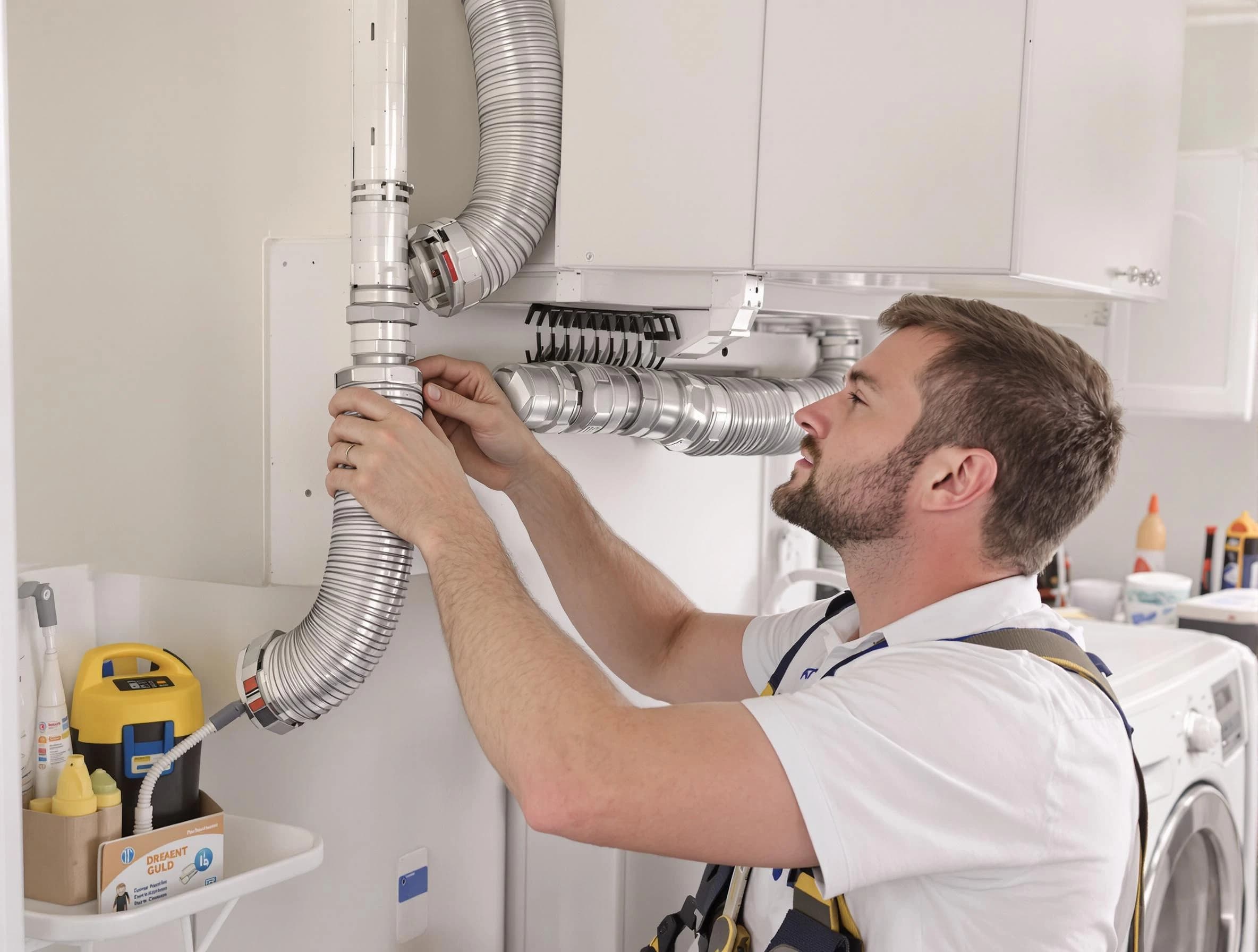 Professional dryer vent repair and installation by West Bountiful Dryer Vent Cleaning in West Bountiful